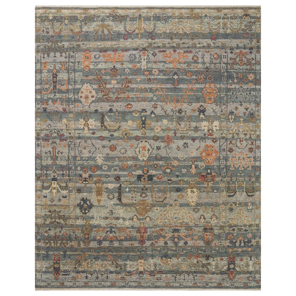 Loloi Dominic 2" x 3" Slate and Multicolor Area Rug, , large