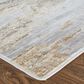 Feizy Rugs Laina Abstract 5" x 7"10" Beige and Gray Area Rug, , large