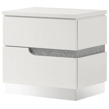 New Heritage Design Paradox 2-Drawer Nightstand in White, , large