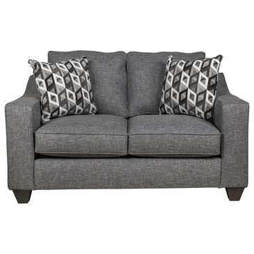 J Cooper USA Galaxy Stationary Loveseat in Cinder, , large