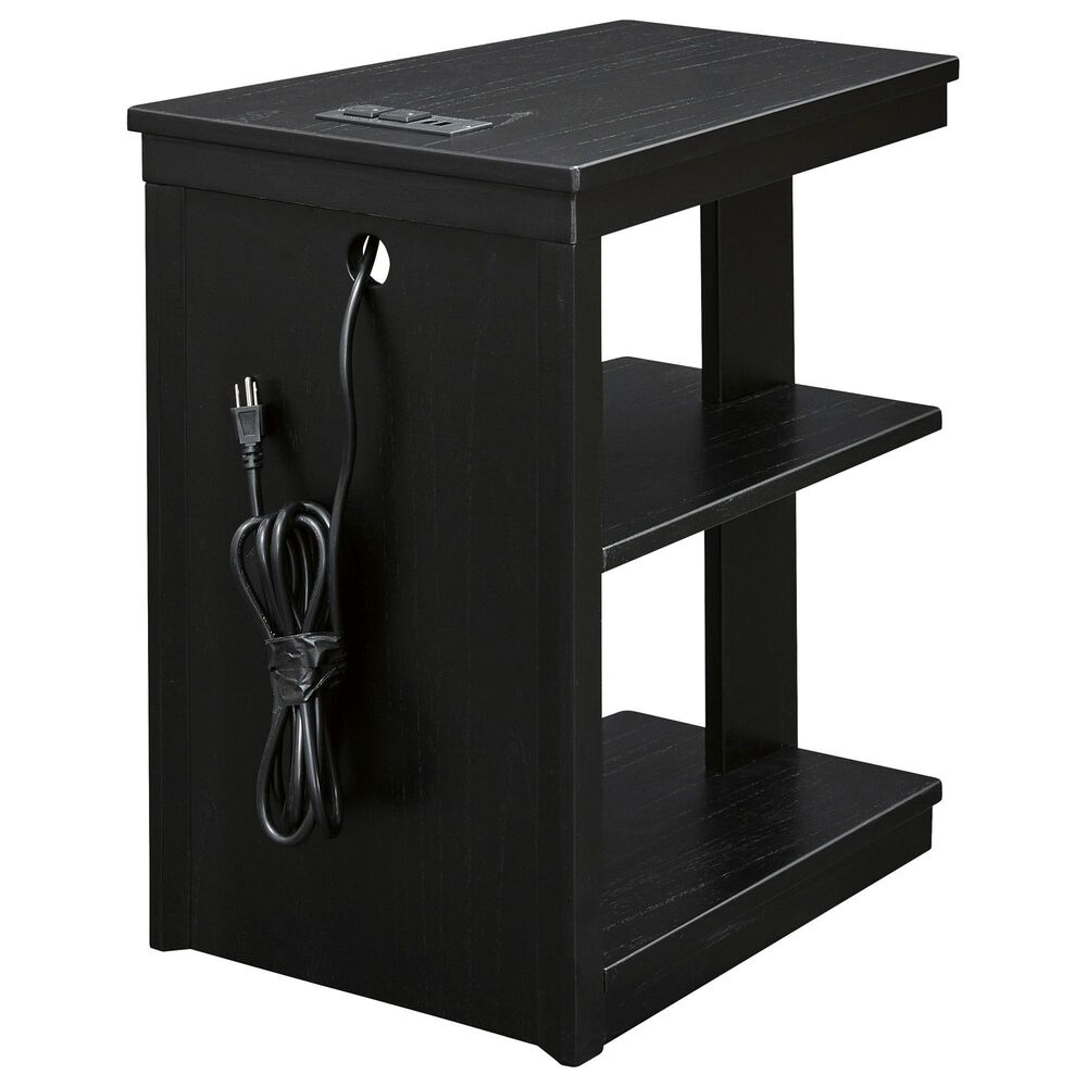 Signature Design by Ashley Winbardi Chairside End Table in Black, , large