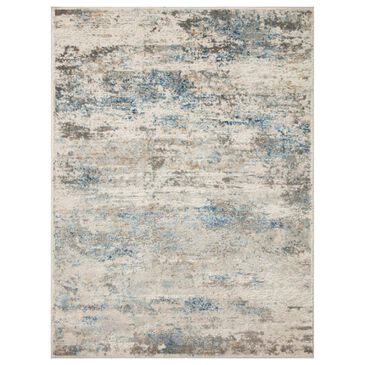 Loloi II Estelle 11"2" x 15" Ivory and Ocean Area Rug, , large