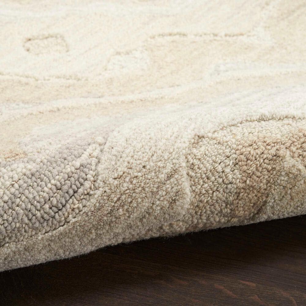 Nourison Graceful 5&#39;3&quot; x 7&#39;3&quot; Beige Area Rug, , large