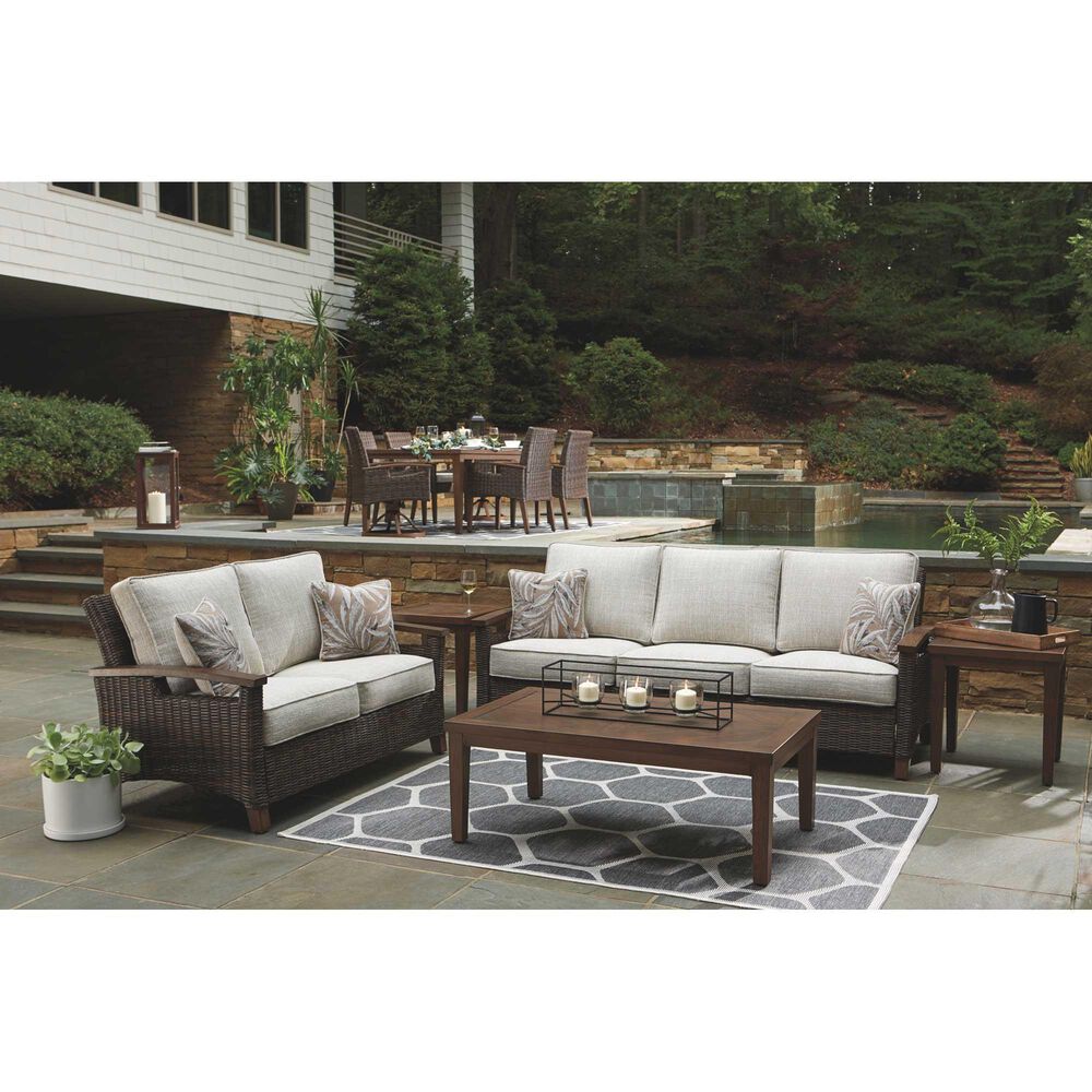 Signature Design by Ashley Paradise Trail Sofa in Medium Brown, , large
