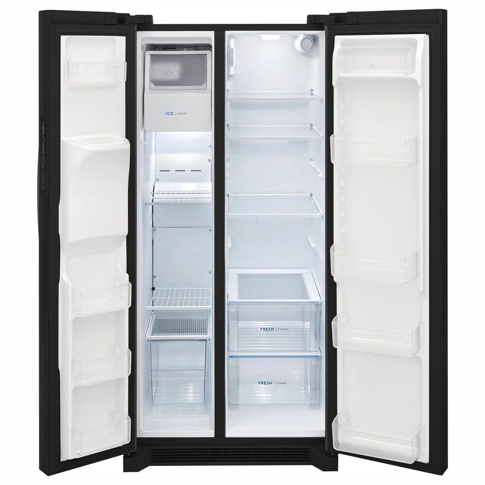 Frigidaire 33&quot; Side-by-Side Refrigerator in Black, , large