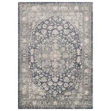 Loloi II Teagan TEA-01 3"4" x 5"7" Denim and Mist Area Rug, , large