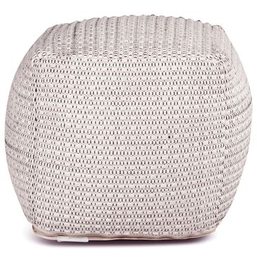 Steve Silver Hakim Pouf in Ivory, , large