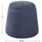 Uttermost Gumdrop Ottoman in Denim Blue, , large