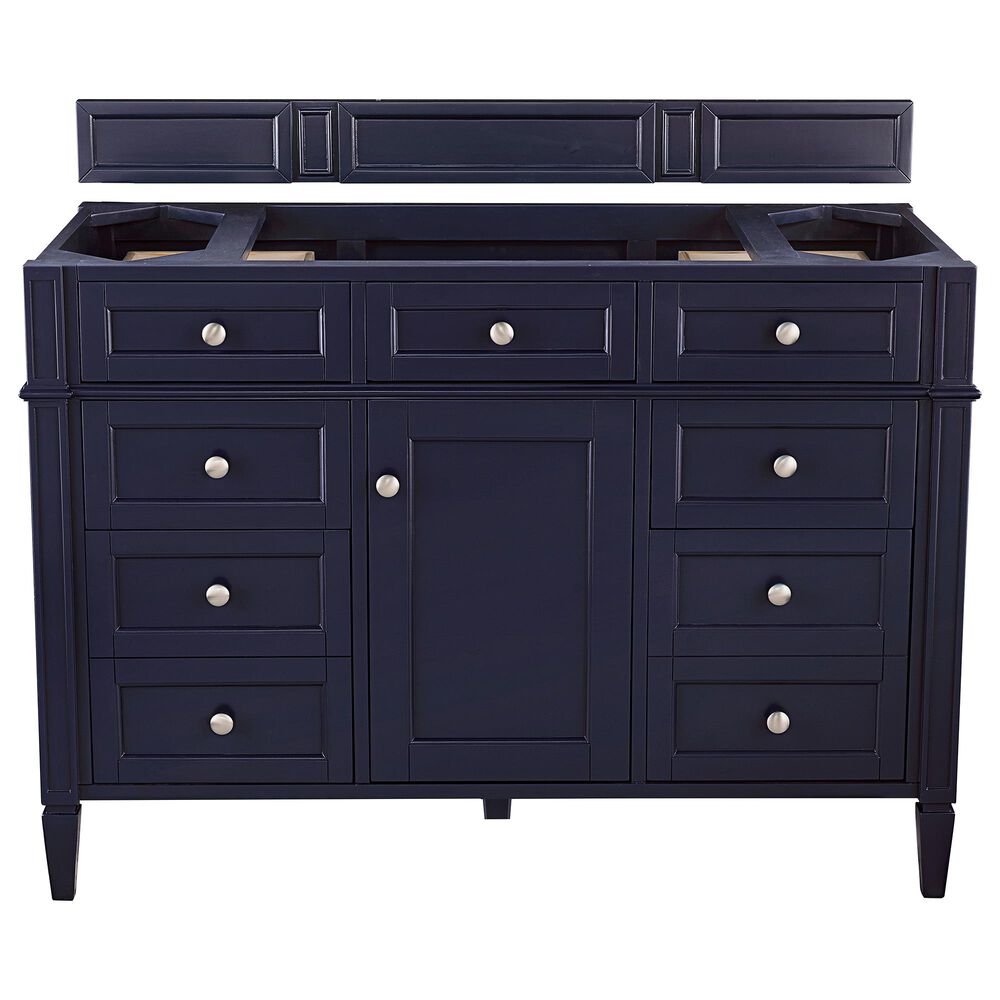 James Martin Brittany 48" Single Vanity Cabinet in Victory Blue, , large