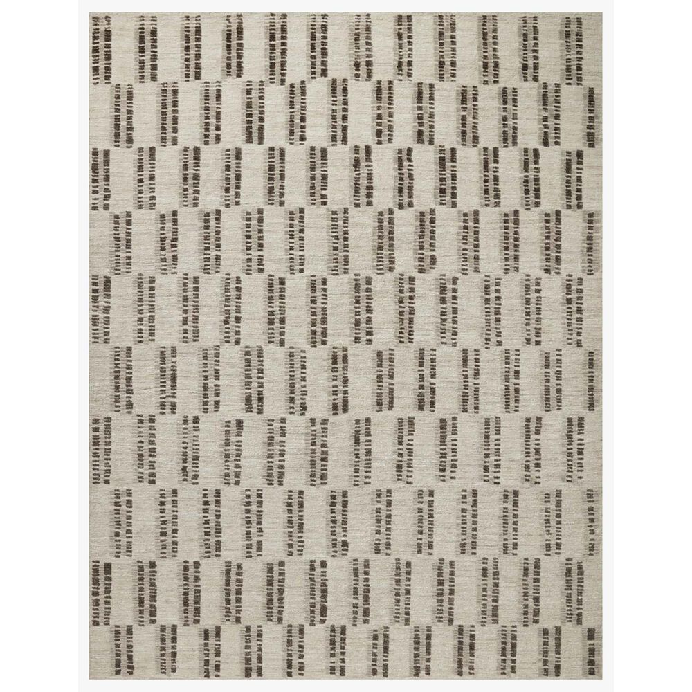 Loloi Harrison 2" x 3" Beige and Charcoal Area Rug, , large