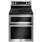 Maytag 6.7 Cu. Ft. 30" Wide Double Oven Electric Range with True Convection, , large