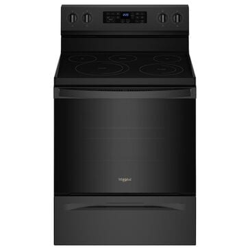 Whirlpool 5.3 Cu. Ft. Electric Range 5-in-1 Air Fry Oven in Black, , large