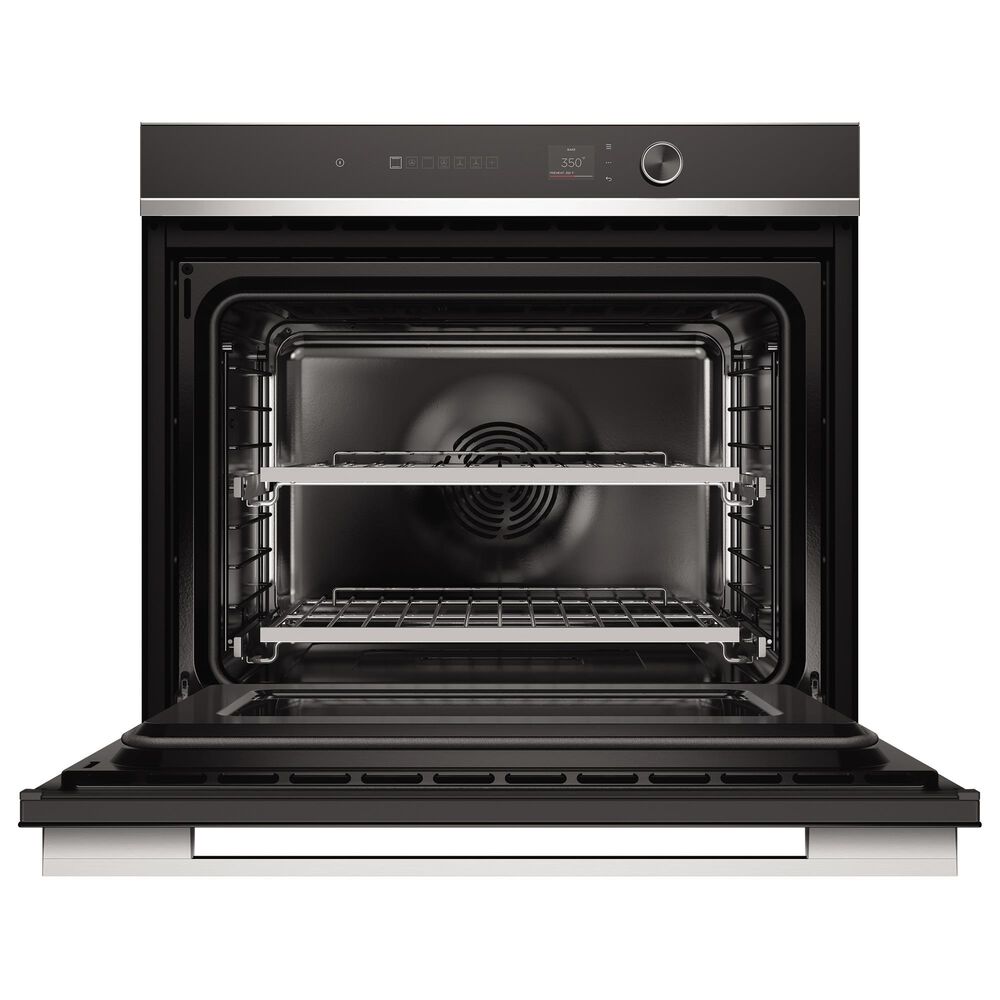 Fisher and Paykel Series 7 30&quot; Contemporary Single Electric Wall Oven with 14 Functions in Stainless Steel and Black, , large