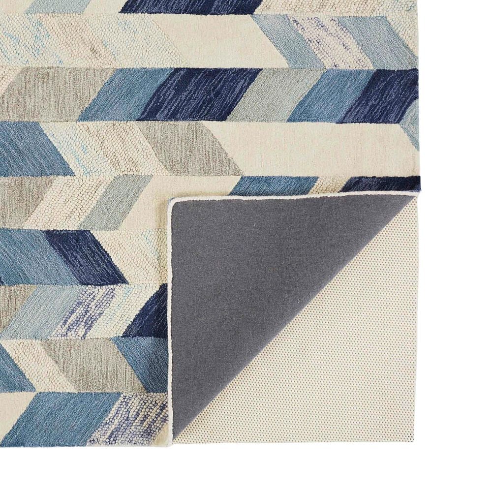 Feizy Rugs Arazad 2&#39; x 3&#39; Blue and Ivory Area Rug, , large