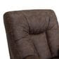 Moore Furniture Connery Manual Swivel Rocker Recliner in Amargo Coffee, , large