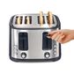 Hamilton Beach 4-Slice Extra-Wide Slot Toaster in Stainless Steel and Black, , large
