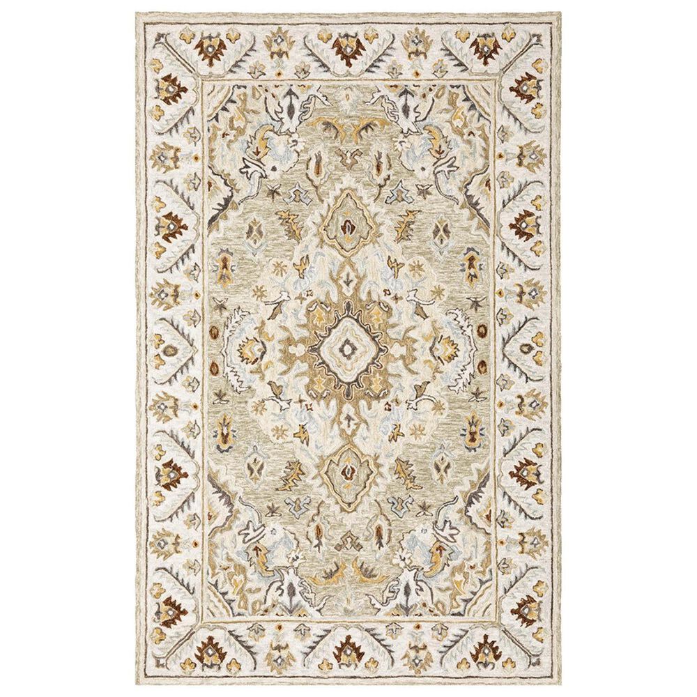 Oriental Weavers Alfresco 28403 5" x 8" Ivory Area Rug, , large