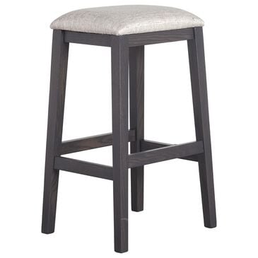 Fleming Furniture Co. Kady Stationary Stool with Fabric Seat in Mineral, , large