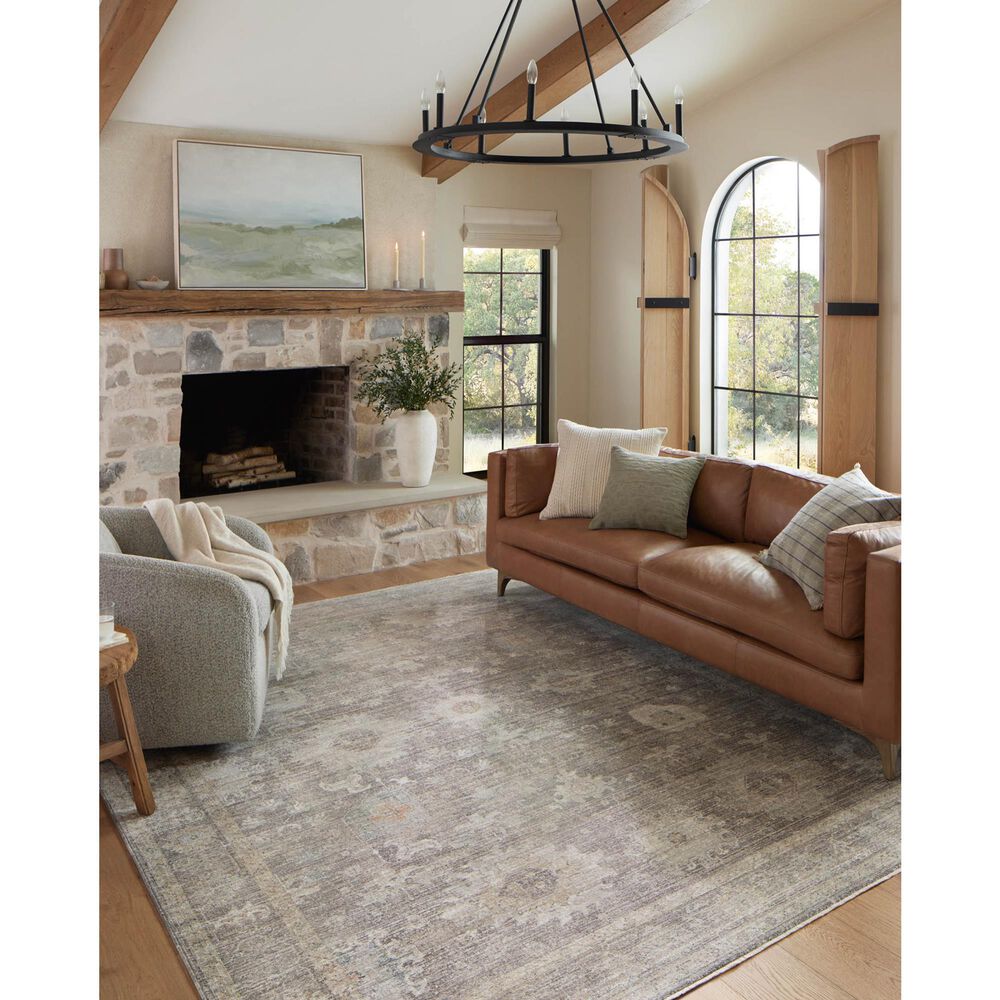 Magnolia Home Millie 3&#39;6&quot; x 5&#39;6&quot; Stone and Natural Area Rug, , large