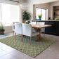 Dalyn Rug Company York 10" x 14" Aloe Indoor/Outdoor Area Rug, , large