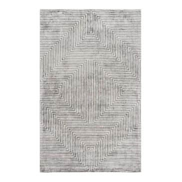 Surya Quartz QTZ-5000 8" x 10" Gray/Charcoal Area Rug, , large