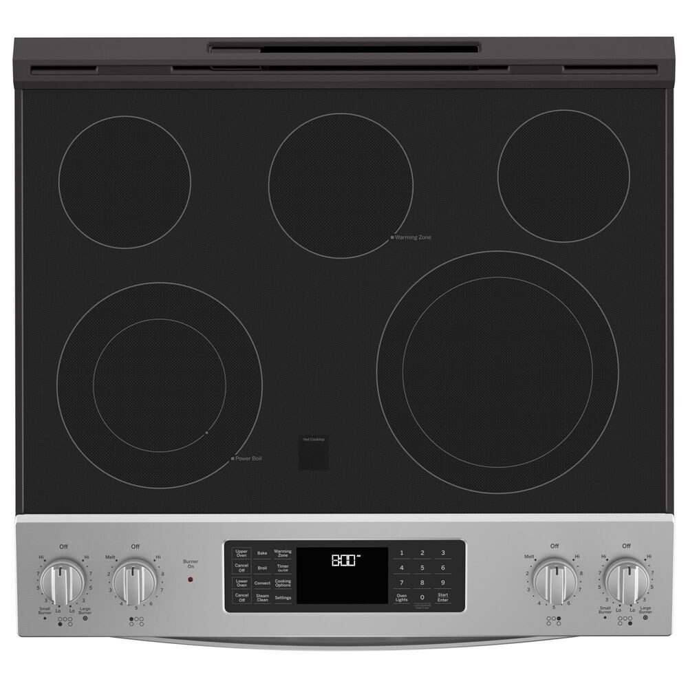 GE Appliances 30&quot; Slide-In Electric Double Oven Range with Convection in Stainless Steel, , large