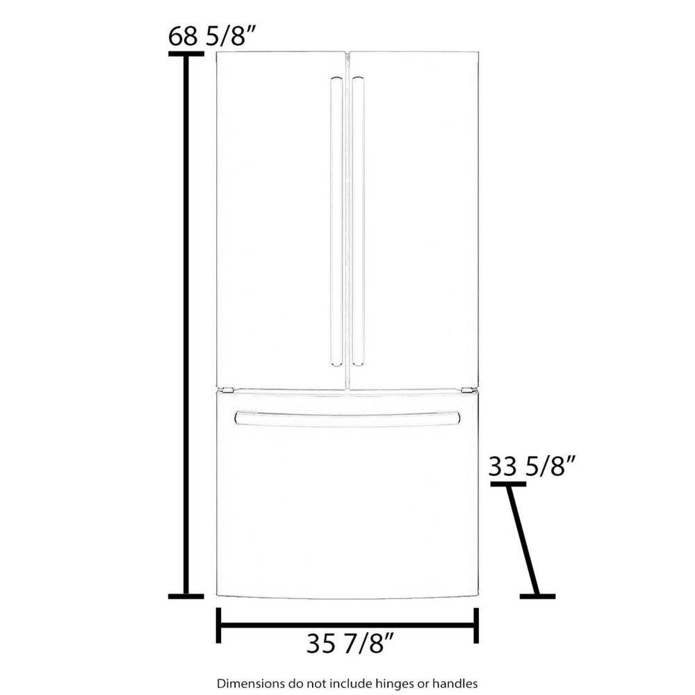 Whirlpool 24 Cu. Ft. 36&quot; Wide Side-by-Side Refrigerator in Monochromatic Stainless Steel, , large