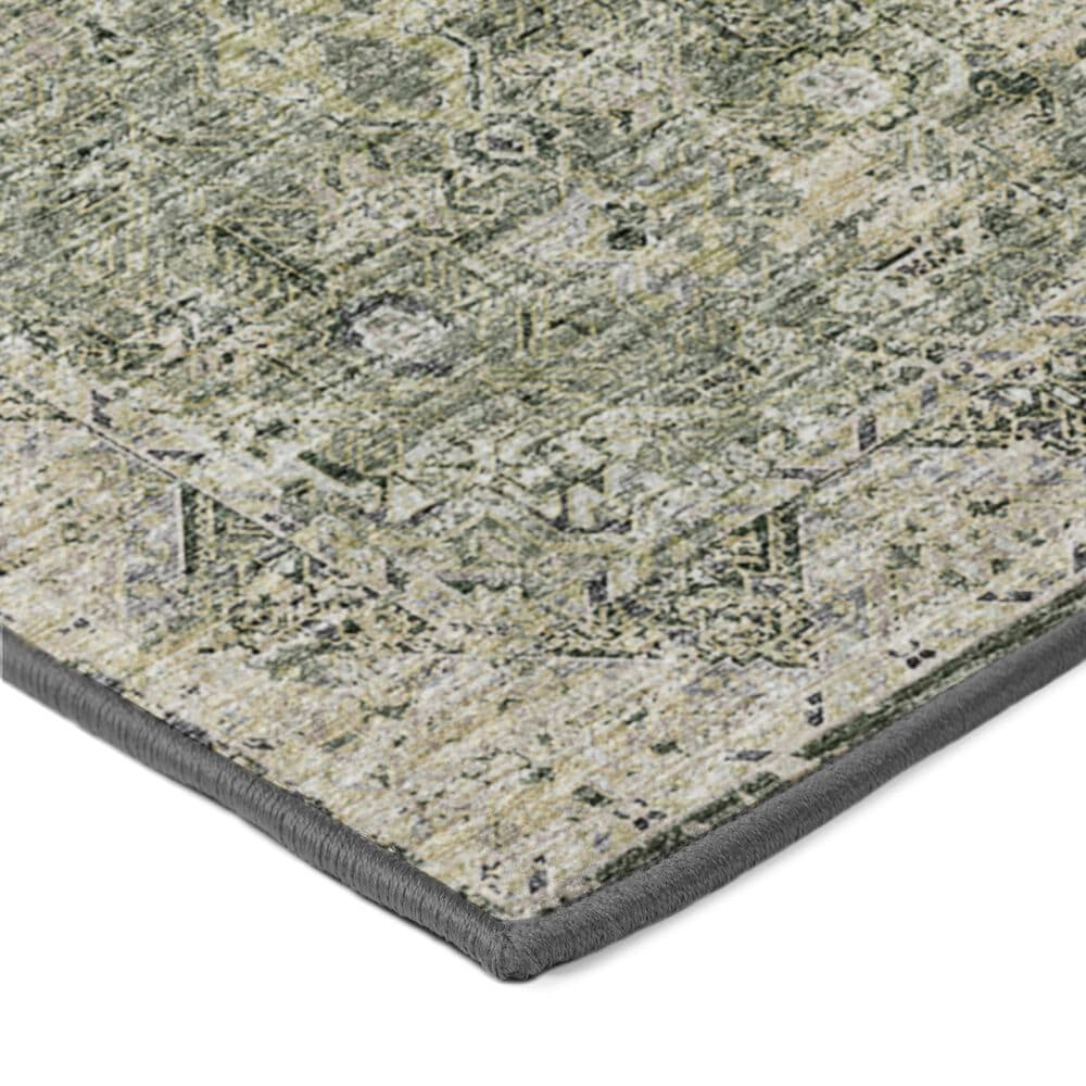 Dalyn Rug Company Tuscany 1&#39;8&quot; x 2&#39;6&quot; Green Indoor/Outdoor Area Rug, , large