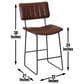Steve Silver Tribeca Counter Stool in Cordovan, , large