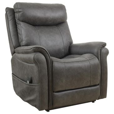 Signature Design by Ashley Lorreze Power Lift Recliner with Heat and Massage in Steel, , large