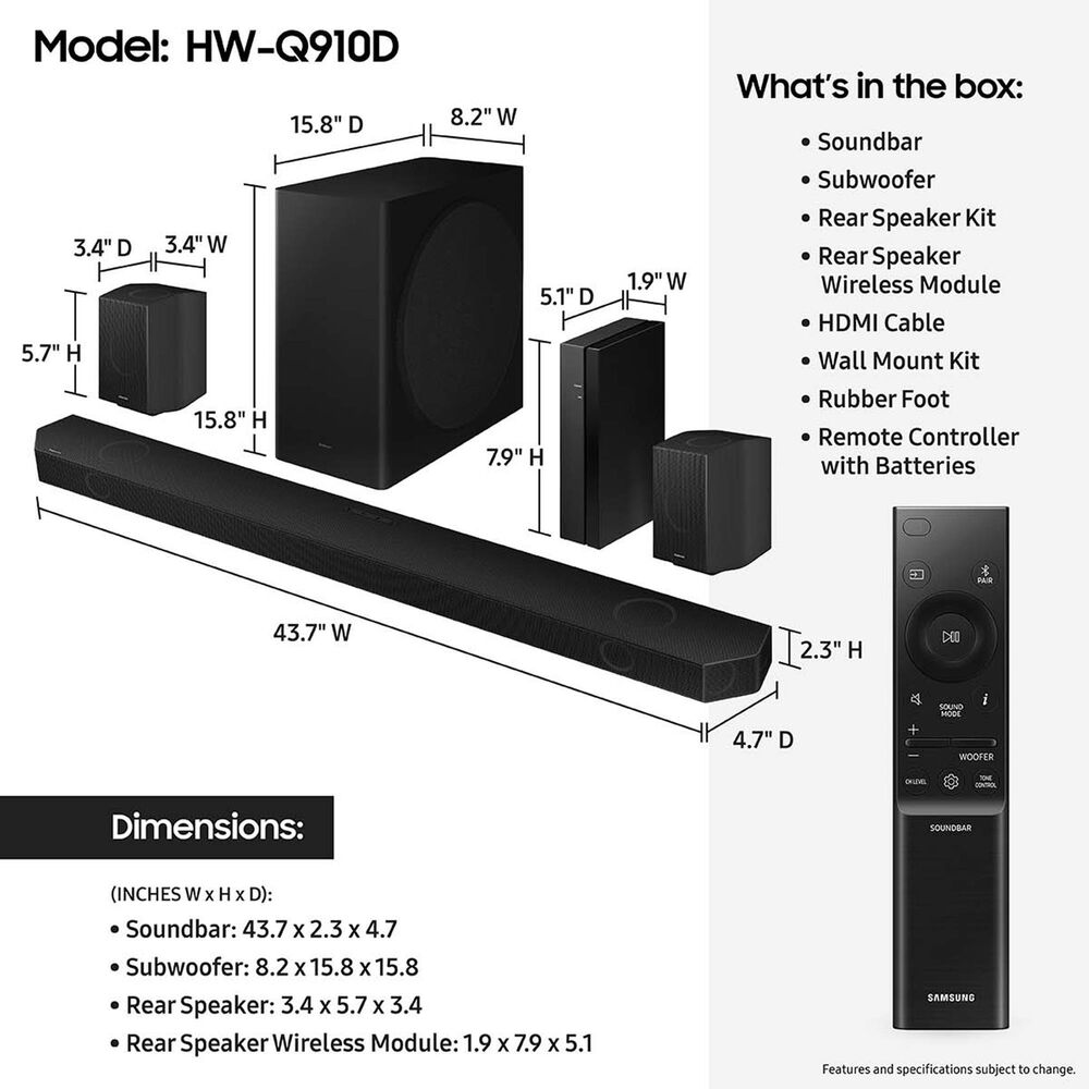 Samsung 77&quot; 4K OLED w/Soundbar Sys, , large