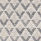 Surya Daffodil Geometric 2"6" x 8" Light Grey and Natural Runner, , large