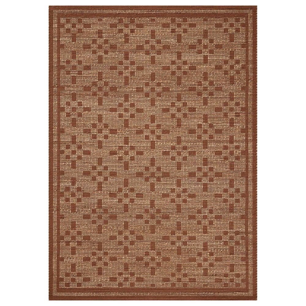 Chris Loves Julia x Loloi Judy 2"3" x 3"9" Natural and Spice Area Rug, , large