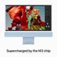 Apple 24-inch iMac with Retina 4.5K display: Apple M3 chip with 8 core CPU and 8 core GPU, 256GB SSD - Blue (Latest Model), , large