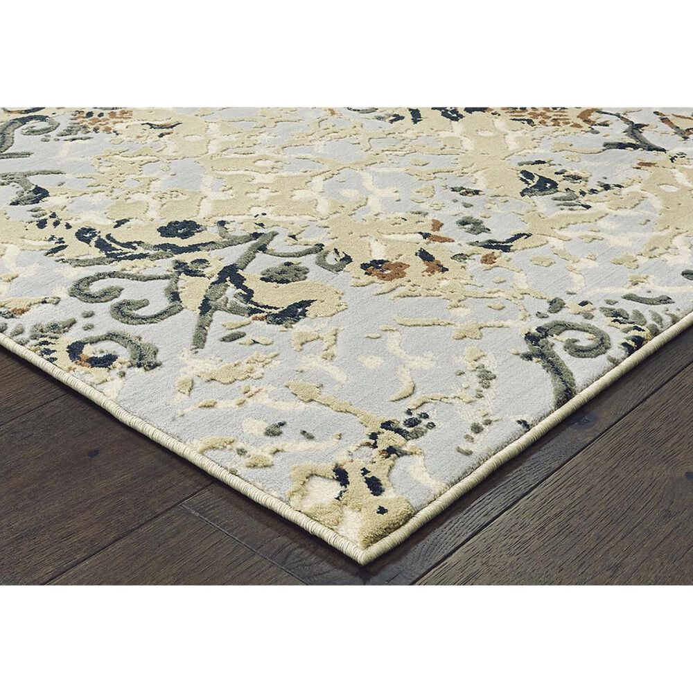 Oriental Weavers Bowen 108W 7&#39;10&quot; x 10&#39;10&quot; Gray Area Rug, , large