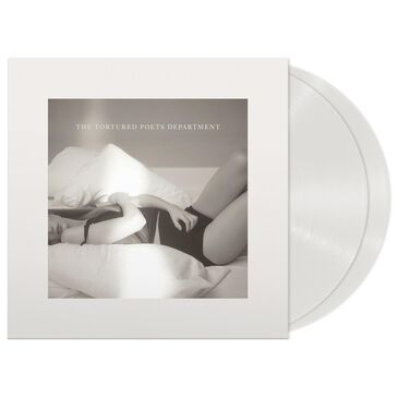 Taylor Swift - The Tortured Poets Department Ghosted White Vinyl LP [Explicit], , large
