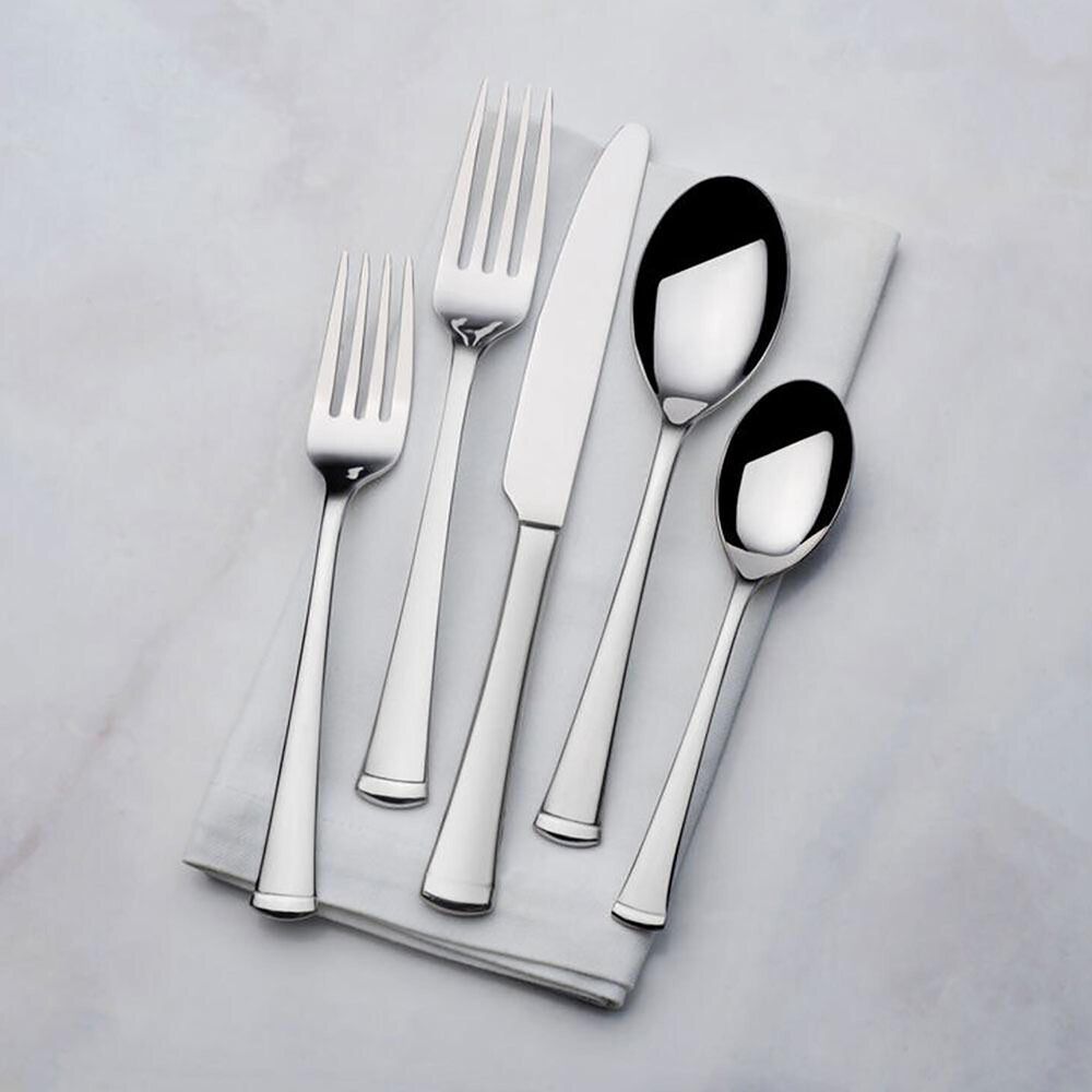 Lifetime Brands Contempo 42-Piece Flatware Set in Stainless Steel, , large