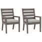 Signature Design by Ashley Hillside Barn Patio Dining Arm Chair in Brown (Set of 2), , large