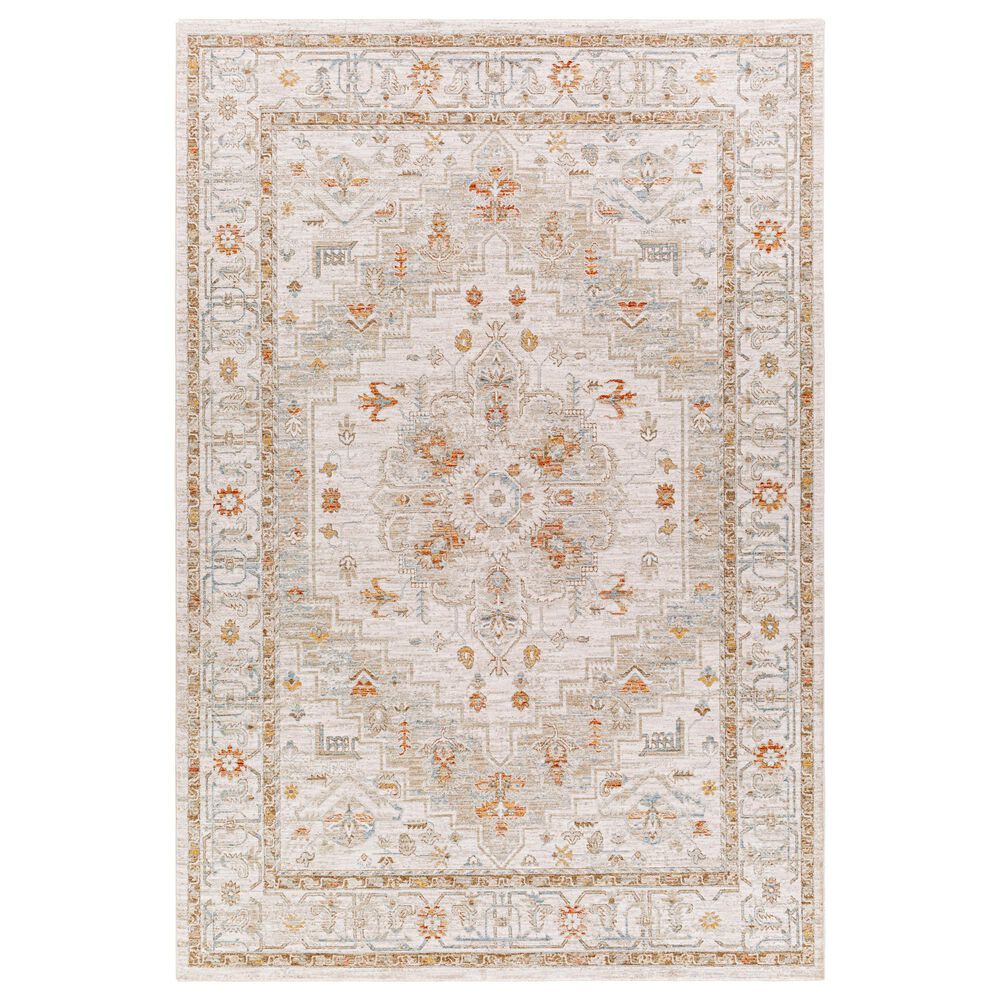 Surya Avant Garde AVT-2313 10" x 14" Orange, Blue and Beige Area Rug, , large