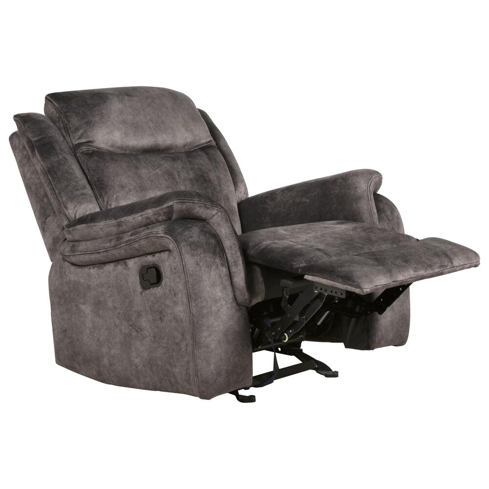 New Heritage Design Park City Manual Gliding Recliner in Slate, , large