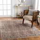 Surya Carlisle Oriental 3"11" x 5"11" Dusty Pink, Medium Brown, Light Gray, Pale Blue, Brown and Cream Area Rug, , large