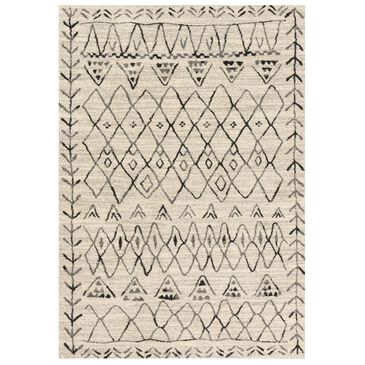 Loloi Emory EB-09 5"3" x 7"7" Heather Gray and Black Area Rug, , large