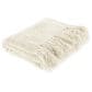 Timberlake LHC 60" x 70" Ultra Soft Chenille Throw in Ivory, , large