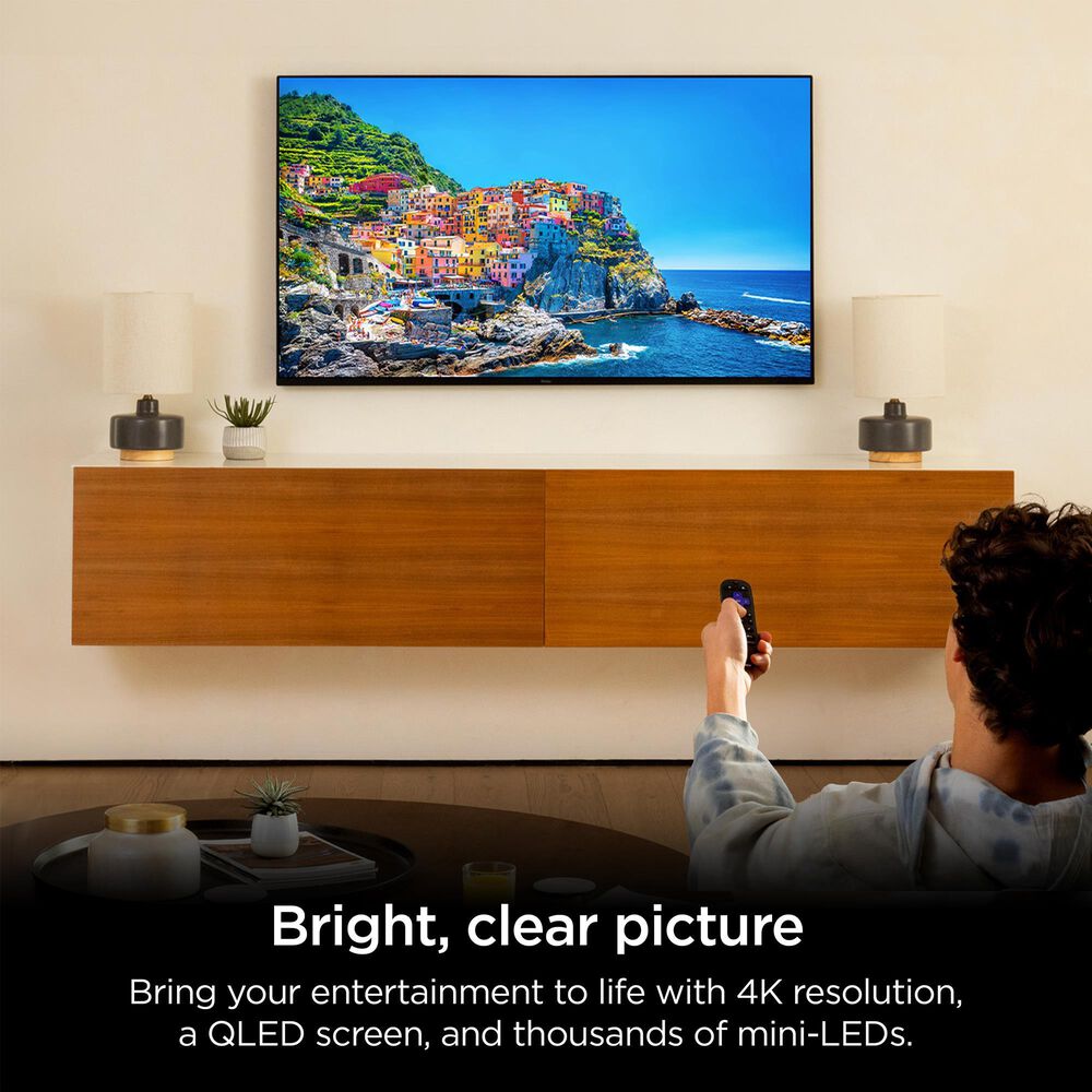 Roku 55&quot; Class Pro Series Mini-LED QLED 4K in Black - Smart TV, , large