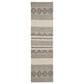 Safavieh Natura 2"3" x 12" Grey and Ivory Runner, , large