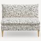 Rifle Paper Co Crafted by Cloth and Company Louie Loveseat in Aviary Black/Cream, , large