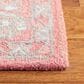 Safavieh Micro-Loop Oriental 8" x 10" Pink and Ivory Area Rug, , large