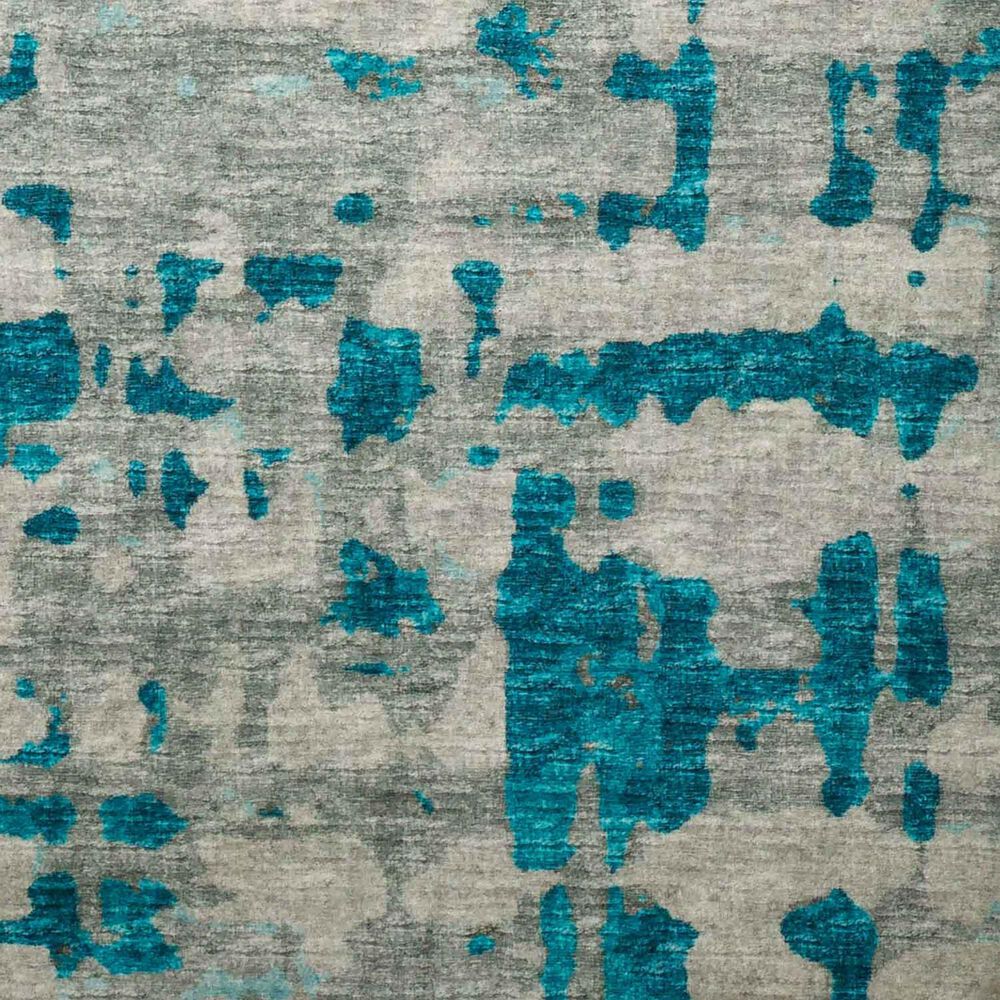 Dalyn Rug Company Brisbane Abstract 1&#39;8&quot; x 2&#39;6&quot; Teal Area Rug, , large