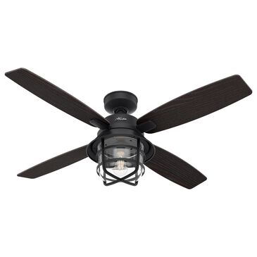 Hunter Port Royale 52" Ceiling Fan with Light in Natural Iron, , large