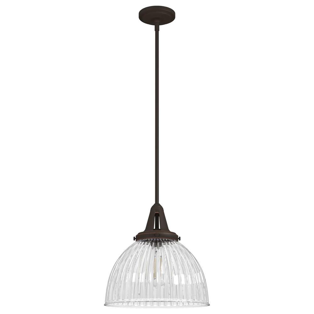 Hunter Cypress Grove 13" 1-Light Pendant in Onyx Bengal, , large